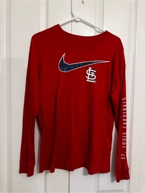 Nike Red St. Louis Cardinals Long-Sleeve Tee